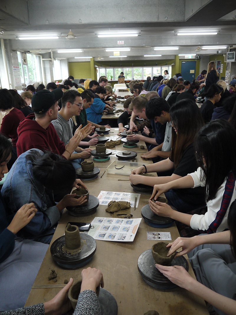 The First Field Trip (pottery making and visiting the Museum of Ceramic Art, Hyogo)
