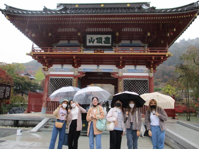 実地見学（箕面大滝・勝尾寺）