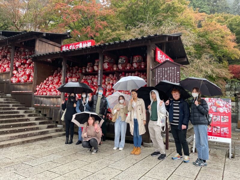 実地見学（箕面大滝・勝尾寺）