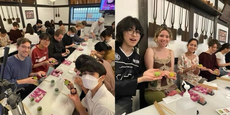 実地見学(和菓子作り・東山散策)